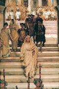 Sir Lawrence Alma-Tadema,OM.RA,RWS The Triumph of Titus by Lawrence Alma-Tadema painting